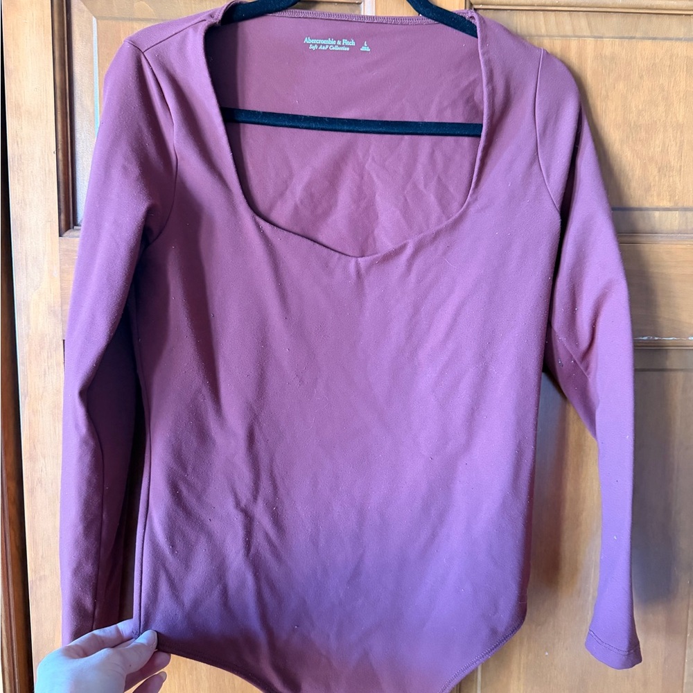 Women's Long Sleeve Top - Mauve
